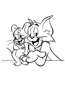Disegno di Tom e Jerry da stampare e colorare 30