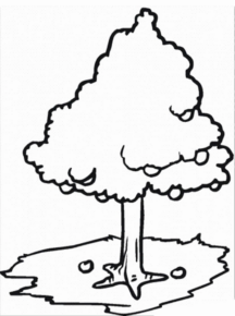 Disegno di albero di Natale da stampare e colorare 98