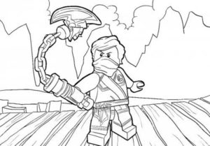 Disegno di Ninja Go da stampare e colorare 8