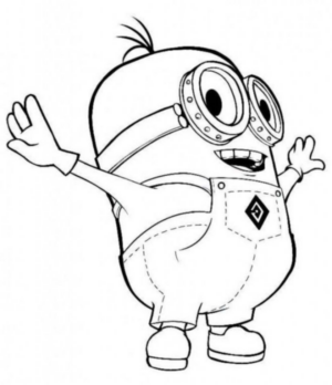 Disegno di Cattivissimo me – Minions da stampare e colorare 7 Disegno di Cattivissimo me – Minions da stampare e colorare 7