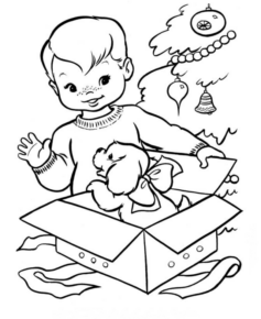 Disegno di bambino da stampare e colorare 82