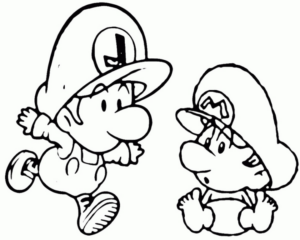 Disegno di Super Mario da stampare e colorare 65