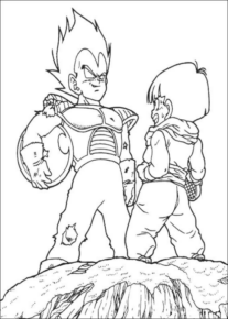 Disegno di Dragon Ball da stampare e colorare 121