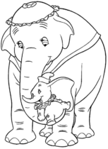 Disegni di Dumbo da colorare