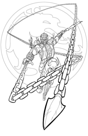 Disegno di Mortal Kombat da stampare e colorare 17 Disegno di Mortal Kombat da stampare e colorare 17
