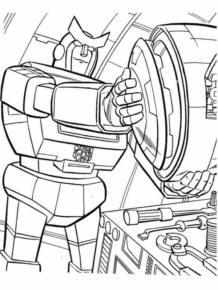 Disegno di Transformers da stampare e colorare 71