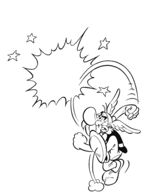 Disegno di Asterix da stampare e colorare 1