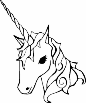 Disegno di unicorno da stampare e colorare 37