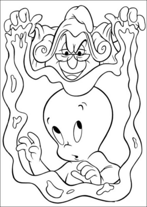Disegno di Casper da stampare e colorare 18