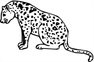 Disegno di leopardo da stampare e colorare 36