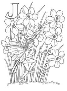 Disegno di fata da stampare e colorare 22