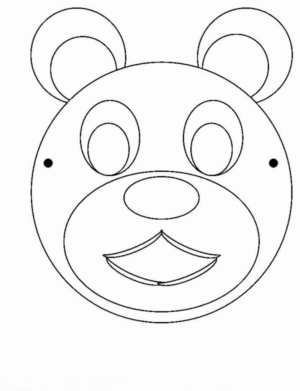 Disegno di maschera da stampare e colorare 97