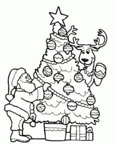 Disegno di albero di Natale da stampare e colorare 67 Disegno di albero di Natale da stampare e colorare 67