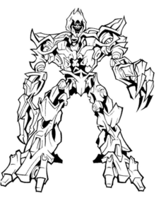 Disegno di Transformers da stampare e colorare 56
