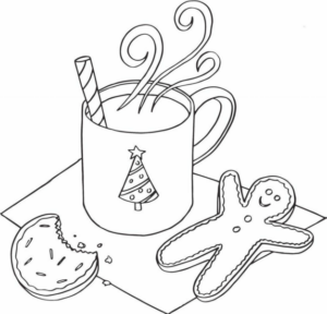 Disegno di colazione da stampare e colorare 40