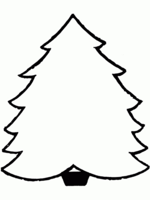 Disegno di albero di Natale da stampare e colorare 76