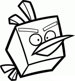 Disegno di Angry birds da stampare e colorare 100