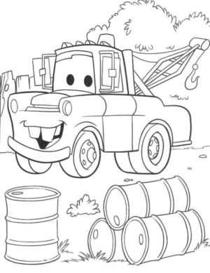 Disegno di Cars da stampare e colorare 208