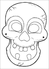 Disegno di maschera da stampare e colorare 59