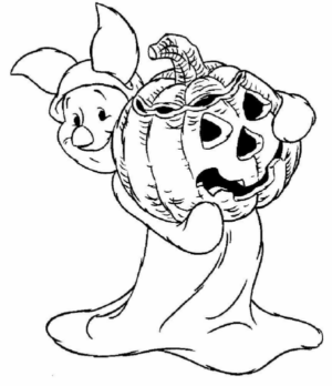 Disegno di bambino ad Halloween da stampare e colorare 40