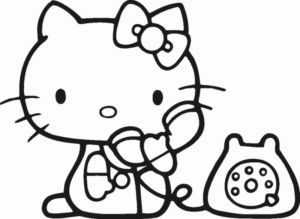 Disegno di Hello Kitty da stampare e colorare 38