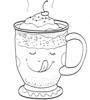 Disegno di dolce da stampare e colorare 3