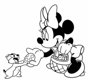 Disegno di Minni da stampare e colorare 154