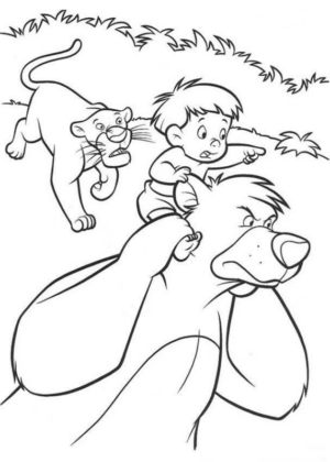 Disegno di Il libro della giungla da stampare e colorare 84 Disegno di Il libro della giungla da stampare e colorare 84
