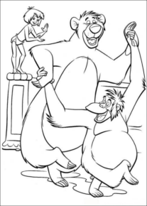 Disegno di Il libro della giungla da stampare e colorare 35