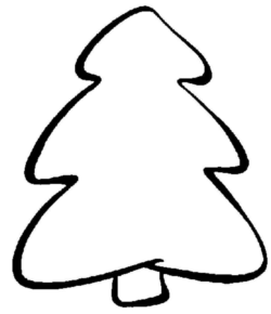 Disegno di albero di Natale da stampare e colorare 171