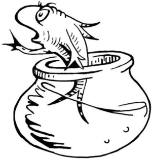 Disegno di pesce da stampare e colorare 224