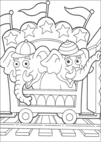 Disegno di circense da stampare e colorare 21
