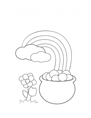 Disegno di San Patrizio da stampare e colorare 12