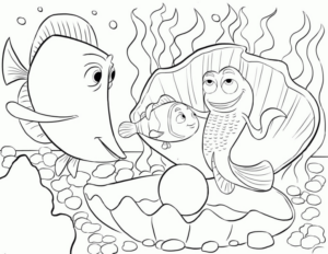 Disegno di Alla ricerca di Nemo da stampare e colorare 33