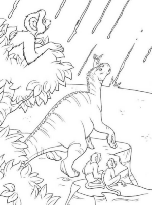 Disegno di Dinosauri – Il film da stampare e colorare 16