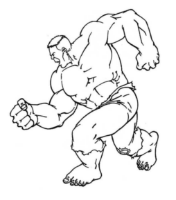 Disegno di Hulk da stampare e colorare 106