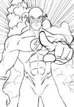 Disegni di Flash da colorare