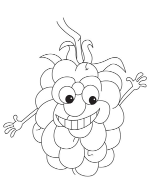 Disegno di mora da stampare e colorare 1