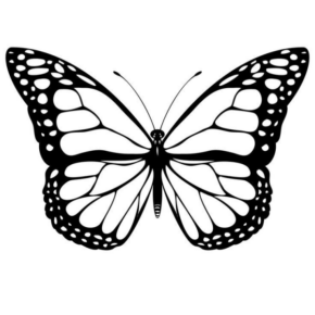 Disegno di farfalla da stampare e colorare 235