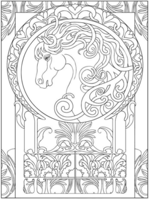 Disegno di mandala da stampare e colorare 1039