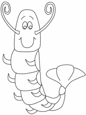 Disegno di lombrico da stampare e colorare 25