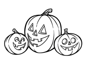 Disegno di zucca di Halloween da stampare e colorare 56