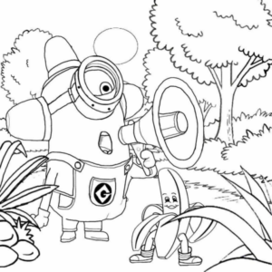 Disegno di Cattivissimo me – Minions da stampare e colorare 99
