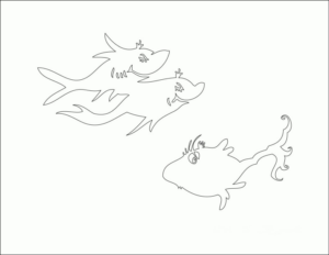 Disegno di pesce da stampare e colorare 235