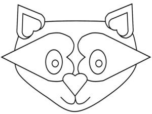 Disegno di volpe da stampare e colorare 15