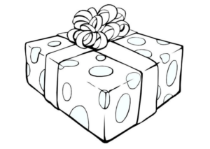 Disegno di regalo da stampare e colorare 3