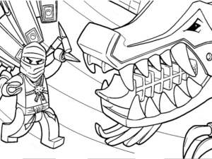 Disegno di Ninja Go da stampare e colorare 45