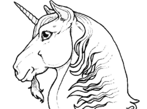 Disegno di unicorno da stampare e colorare 119