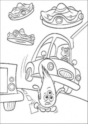 Disegno di Cars da stampare e colorare 230