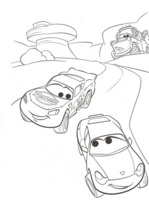 Disegno di Cars da stampare e colorare 131